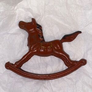 Rocking Horse vintage cast iron